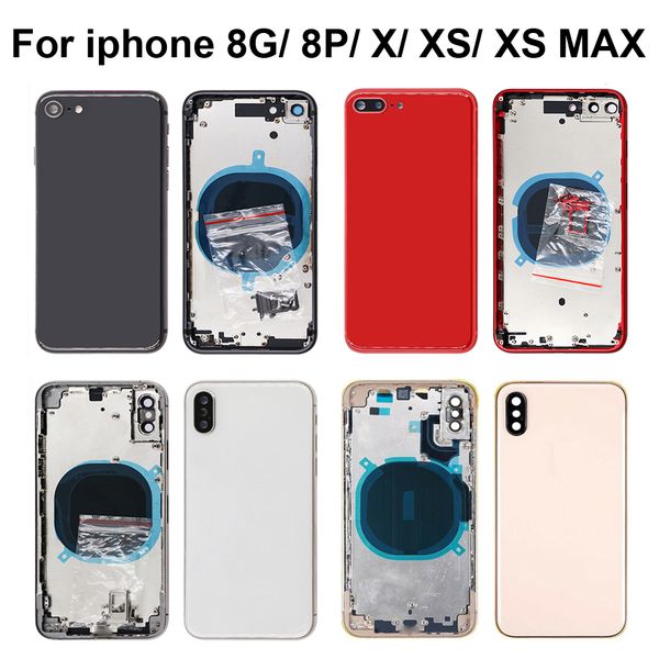 back middle frame chassis full housing assembly for iphone 8 8plus x xr xs max back cover with sim card
back middle frame chassis full housing assembly for iphone 8 8plus x xr xs max back cover with sim card