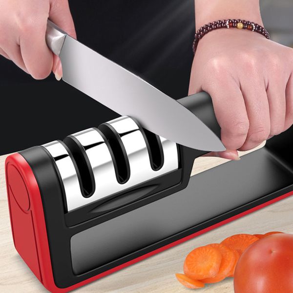 professional knife sharpener diamond quick professional 3 stages sharpener knife sharpening tools sharpening kitchen sharpening stone, Silver
professional knife sharpener diamond quick professional 3 stages sharpener knife sharpening tools sharpening kitchen sharpening stone, Silver