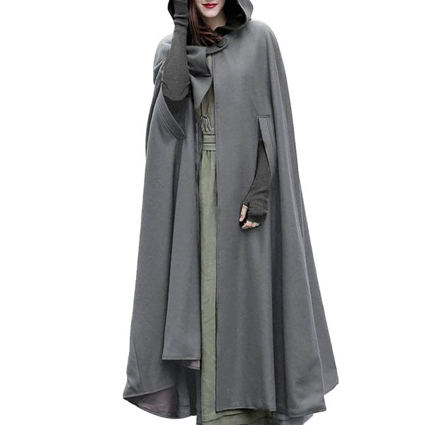 women coat woman coats winter 2018 women trench coat open front cardigan jacket cape cloak poncho plus long clothes, Black
women coat woman coats winter 2018 women trench coat open front cardigan jacket cape cloak poncho plus long clothes, Black