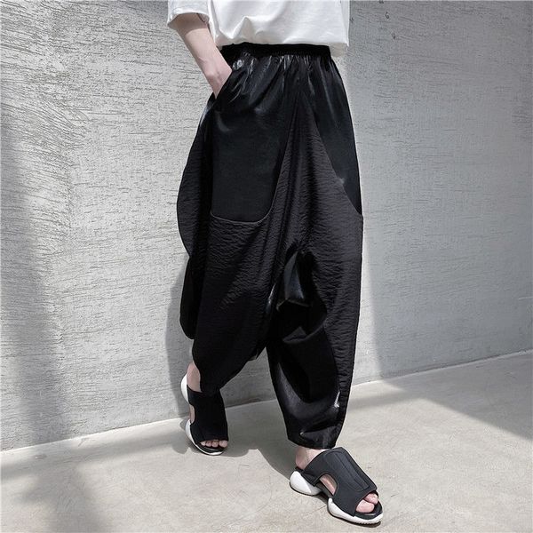 2020 spring and summer new youth popular men's niche polarized color matching loose bloomers fashion casual beam pants, Black
2020 spring and summer new youth popular men's niche polarized color matching loose bloomers fashion casual beam pants, Black