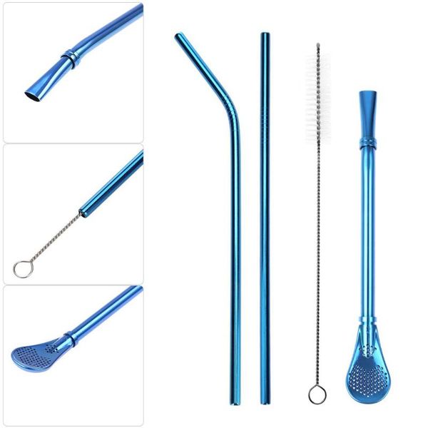 5 pcs/set stainless steel drinking straws bar reusable metal straw with cleaning brush kit and bag coffee milk accessories
5 pcs/set stainless steel drinking straws bar reusable metal straw with cleaning brush kit and bag coffee milk accessories