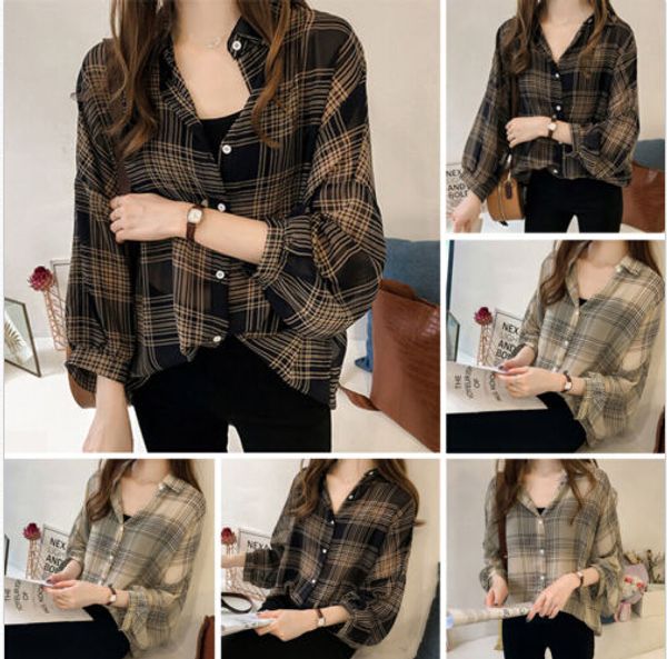thefound brand size plus women blouses long sleeve button plaids ladies shirts baggy loose cool design blouse new -4xl, White
thefound brand size plus women blouses long sleeve button plaids ladies shirts baggy loose cool design blouse new -4xl, White