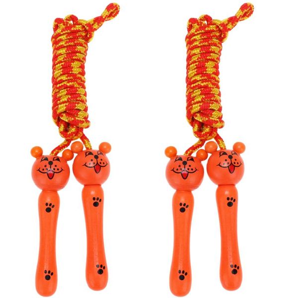 2pcs skipping rope cartoon pattern wood handle jump rope exercise workout toy fitness equipment tool for students sports kids (t
2pcs skipping rope cartoon pattern wood handle jump rope exercise workout toy fitness equipment tool for students sports kids (t