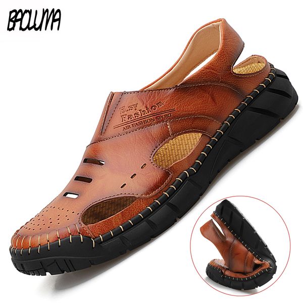 classic mens gladiator sandals summer fashion new men's sandals handmade leather male beach outdoor mens water shoes, Black
classic mens gladiator sandals summer fashion new men's sandals handmade leather male beach outdoor mens water shoes, Black