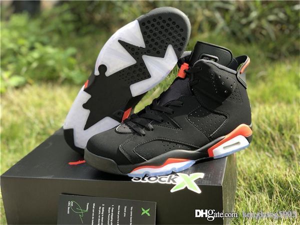 2019 New Authentic 6 Bred Black Infrared Black Red Men Basketball Shoes 3M Reflective Sports Sneakers 384664-060
2019 New Authentic 6 Bred Black Infrared Black Red Men Basketball Shoes 3M Reflective Sports Sneakers 384664-060