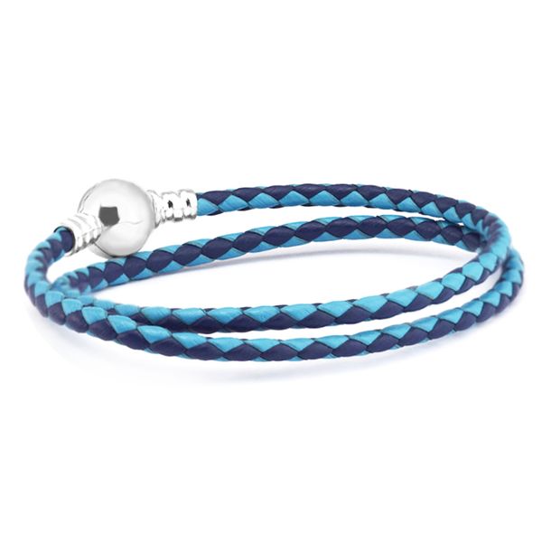 mixed blue woven leather bracelets 100% 925 sterling silver jewelry ing, Golden;silver
mixed blue woven leather bracelets 100% 925 sterling silver jewelry ing, Golden;silver