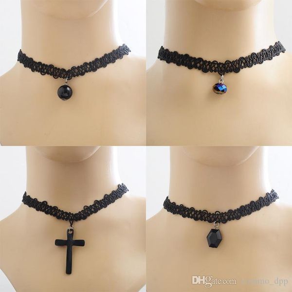 selling jewelry for women choker handmade vintage stretch tattoo lace choker necklaces gothic punk elastic cross pendant necklaces, Golden;silver
selling jewelry for women choker handmade vintage stretch tattoo lace choker necklaces gothic punk elastic cross pendant necklaces, Golden;silver