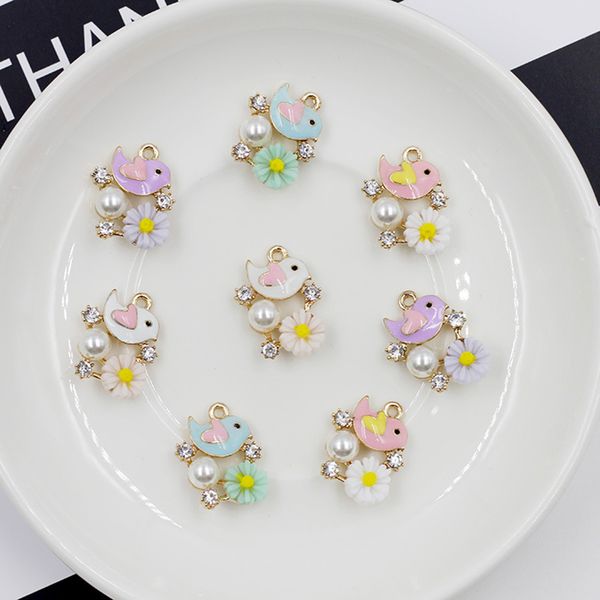 10pcs birds 18*20mm alloy pearl enamel charms jewelry making drop oil pendant diy fit bracelet necklace fashion accessories, Bronze;silver
10pcs birds 18*20mm alloy pearl enamel charms jewelry making drop oil pendant diy fit bracelet necklace fashion accessories, Bronze;silver