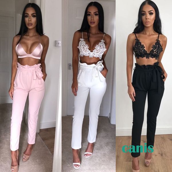fashion autumn and summer women's casual skinny leg ruffles with belt long pencil pants stretchy trousers 3 colours clothes, Black;white
fashion autumn and summer women's casual skinny leg ruffles with belt long pencil pants stretchy trousers 3 colours clothes, Black;white
