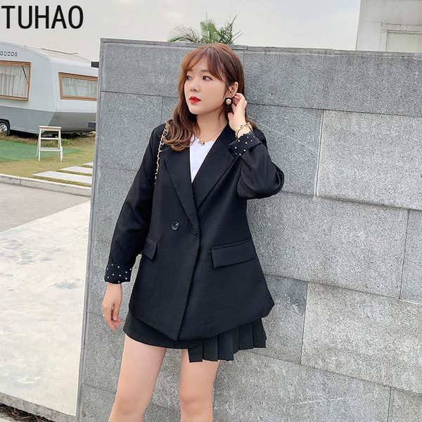 tuhao 4xl 3xl plus size women blazer women's suit fashion office ladies long sleeve casual coat female blazers and jackets wm-06, White;black
tuhao 4xl 3xl plus size women blazer women's suit fashion office ladies long sleeve casual coat female blazers and jackets wm-06, White;black
