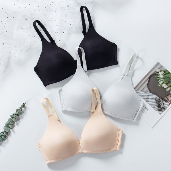women thin bras underwear adjust breathable bralette wire brassieres solid smooth bras, Red;black
women thin bras underwear adjust breathable bralette wire brassieres solid smooth bras, Red;black