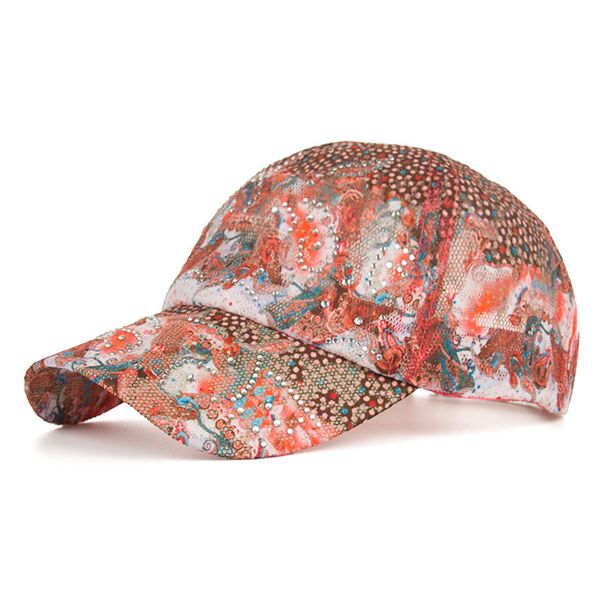 fashionable flower drills net cap baseball cap women sun shading gril hat, Blue;gray
fashionable flower drills net cap baseball cap women sun shading gril hat, Blue;gray