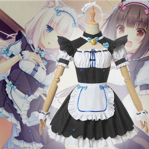 game nekopara cosplay costumes vanilla cosplay costume maid outfit clothes suits women black dresses apron dress cute
game nekopara cosplay costumes vanilla cosplay costume maid outfit clothes suits women black dresses apron dress cute