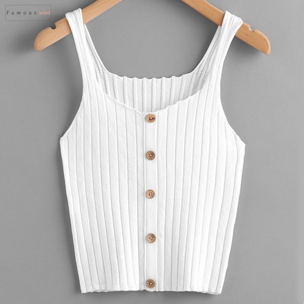 ladies button rib knit plain 2019 new arrival scoop neck vacation vest women autumn skinny camisole casual, White
ladies button rib knit plain 2019 new arrival scoop neck vacation vest women autumn skinny camisole casual, White