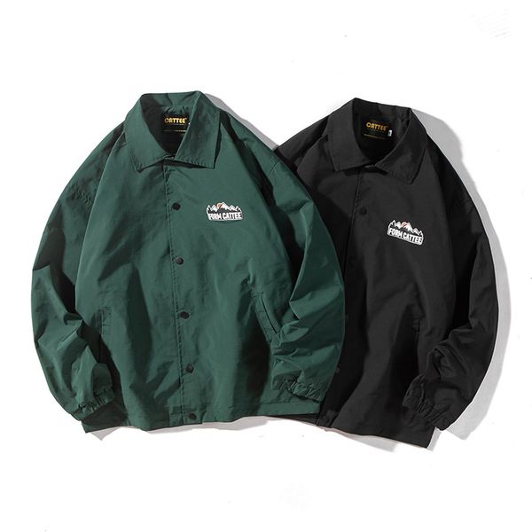 men print casual jacket outerwear male japan style streetwear hip hop loose cargo coat overcoat, Black
men print casual jacket outerwear male japan style streetwear hip hop loose cargo coat overcoat, Black