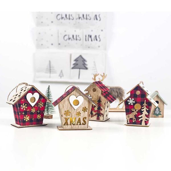 led light wood house cute mini with homelike windows christmas tree hanging ornaments holiday decoration#4
led light wood house cute mini with homelike windows christmas tree hanging ornaments holiday decoration#4