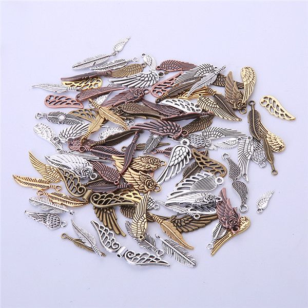 100pcs retro angel wings leaf feather bracelet earrings necklace pendant diy jewelry accessories mobile phone decoration, Blue;slivery
100pcs retro angel wings leaf feather bracelet earrings necklace pendant diy jewelry accessories mobile phone decoration, Blue;slivery