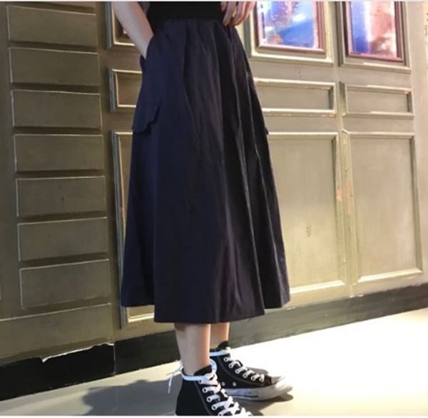 safari style pockets skirts womens robe femme elastic waist casual loose prairie chic vintage long skirt pleated skirt fw552, Black
safari style pockets skirts womens robe femme elastic waist casual loose prairie chic vintage long skirt pleated skirt fw552, Black