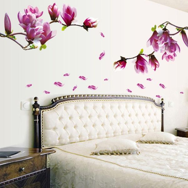 creative pvc wall stickers fresh magnolia decals for living room bedroom tv wallpaper large removable diy art home decoration
creative pvc wall stickers fresh magnolia decals for living room bedroom tv wallpaper large removable diy art home decoration