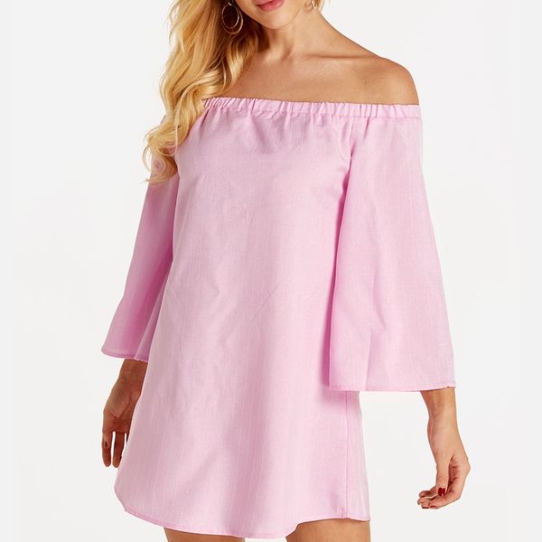 casual dresses female party mini short dress summer off shoulder lace up slash neck hollow out women flare sleeve stripe elegant, Black;gray
casual dresses female party mini short dress summer off shoulder lace up slash neck hollow out women flare sleeve stripe elegant, Black;gray