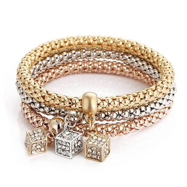new tree of life cubic zircon charm popcorn 3colors bracelet cube simple owl pendant silver gold elastic braceles for women gift, Black
new tree of life cubic zircon charm popcorn 3colors bracelet cube simple owl pendant silver gold elastic braceles for women gift, Black