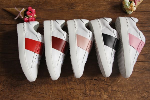 new fashion men open designer shoes white men pairs genuine leather designer sneaker colorful stripe casual shoes for women, Black
new fashion men open designer shoes white men pairs genuine leather designer sneaker colorful stripe casual shoes for women, Black