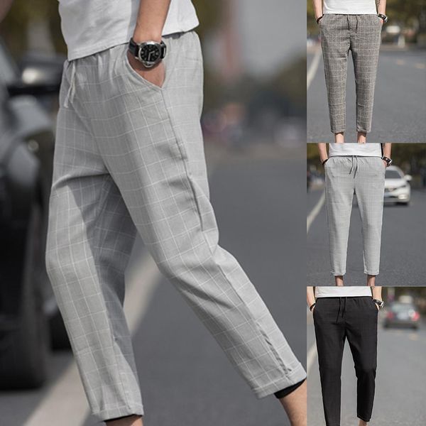 2020 casual linen elastic waist elasticated pants men's mesh trousers fashion street cropped pants ing, Black
2020 casual linen elastic waist elasticated pants men's mesh trousers fashion street cropped pants ing, Black
