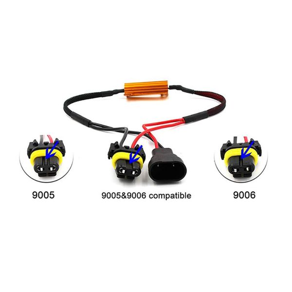 h7/h11 car load resistor error compensator led decoder load resistor wiring harness led decoder error code canceller
h7/h11 car load resistor error compensator led decoder load resistor wiring harness led decoder error code canceller