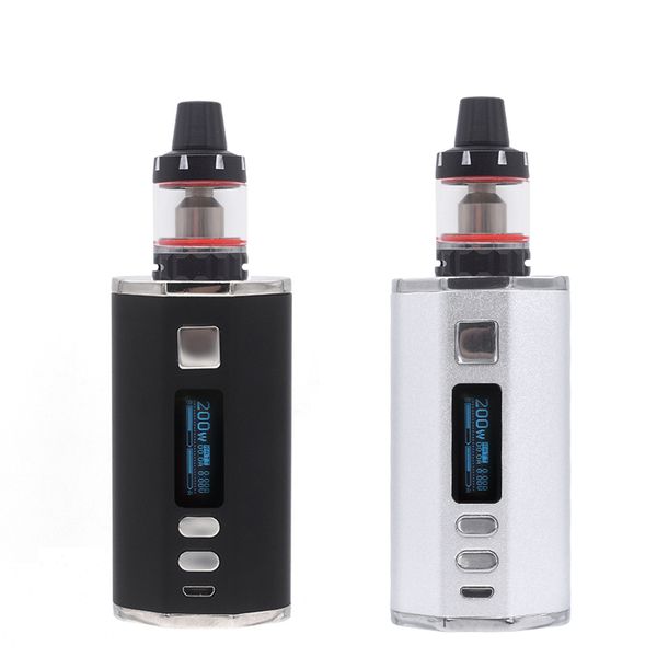 Electronic Cigarette 200W Vape Box mod Kits 2400mah build-in battery vape mod with 2.0 ml 0.3ohm atomizer Temperature Control start kit
Electronic Cigarette 200W Vape Box mod Kits 2400mah build-in battery vape mod with 2.0 ml 0.3ohm atomizer Temperature Control start kit