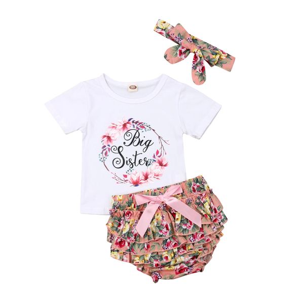 Big Little Sisters Summer Baby Kids Girl T-shirt Romper Floral Pants Outfits Set Hot New Baby Girl Clothes Floral Top+Tutu Short
Big Little Sisters Summer Baby Kids Girl T-shirt Romper Floral Pants Outfits Set Hot New Baby Girl Clothes Floral Top+Tutu Short
