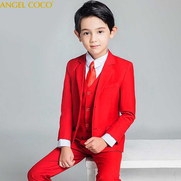 5pcs boys blazer suits set (suit+pant+vest+shirt+tie) kid boy wedding party suits blazer formal costume enfant garcon mariage, Blue
5pcs boys blazer suits set (suit+pant+vest+shirt+tie) kid boy wedding party suits blazer formal costume enfant garcon mariage, Blue