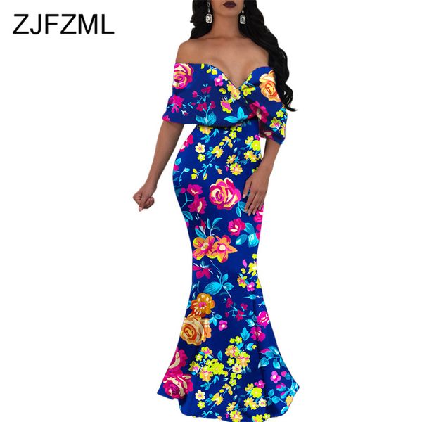 flower printing fashion mermaid dress women strapless batwing sleeve skinny backless vestido rear zipper floor-length dress, Black;gray
flower printing fashion mermaid dress women strapless batwing sleeve skinny backless vestido rear zipper floor-length dress, Black;gray
