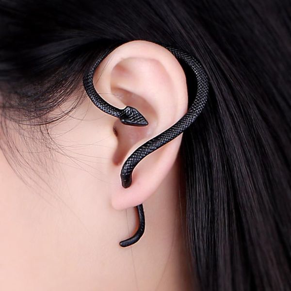 1pc vintage winding snake earrings for women men jewelry european punk animal ear stud handmade mens stud earings e217, Golden;silver
1pc vintage winding snake earrings for women men jewelry european punk animal ear stud handmade mens stud earings e217, Golden;silver