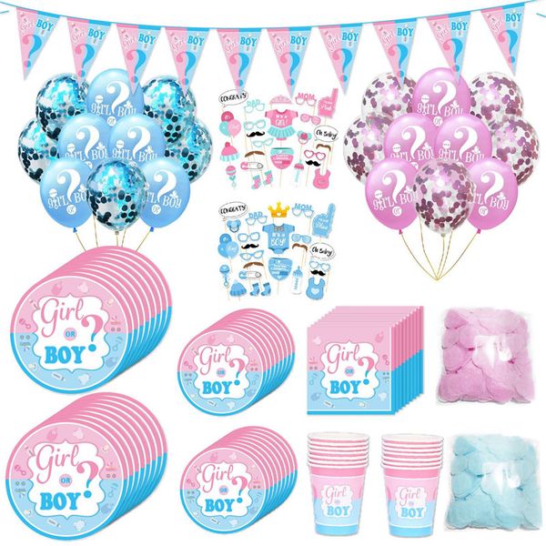 omilut gender reveal party disposable tableware baby shower boy/girl birthday party supplies pink/blue balloons set decor
omilut gender reveal party disposable tableware baby shower boy/girl birthday party supplies pink/blue balloons set decor