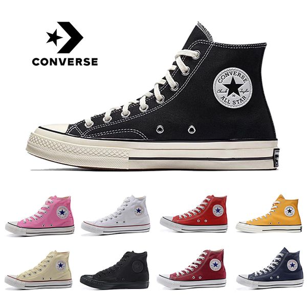 

converse shoes converse chuck taylor black white 1970s canvas shoes skateboard mens womens high classic sneakers converseshoes, White;red