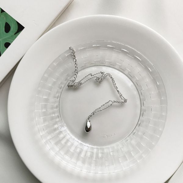 sterling 925 silver water drop pendants necklace simple fashion necklace water drop for women 2018 charms jewelry gift
sterling 925 silver water drop pendants necklace simple fashion necklace water drop for women 2018 charms jewelry gift