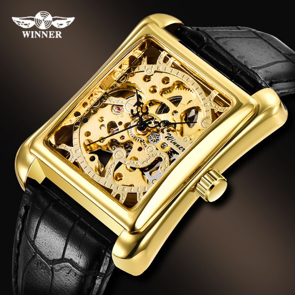 winner men gold rectangular dial skeleton automatic mechanical watch fashion leather luminous causal sport watches male clock, Slivery;brown
winner men gold rectangular dial skeleton automatic mechanical watch fashion leather luminous causal sport watches male clock, Slivery;brown