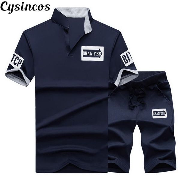 cysincos 2019 new mens shirt short sleeve+shorts suit male solid jersey breathable 2pc short fitness sportsuits set men, Gray
cysincos 2019 new mens shirt short sleeve+shorts suit male solid jersey breathable 2pc short fitness sportsuits set men, Gray