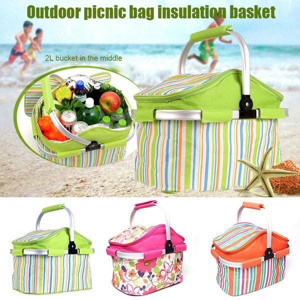 striped aluminum film portable basket 20l folding polyester insulation cold outdoor picnic basket hb88
striped aluminum film portable basket 20l folding polyester insulation cold outdoor picnic basket hb88