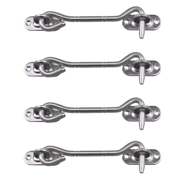 lixf cabin hook eye latch for doors,4 pack privacy hook with mounting screws for gate window, slide barn door latch in soli
lixf cabin hook eye latch for doors,4 pack privacy hook with mounting screws for gate window, slide barn door latch in soli