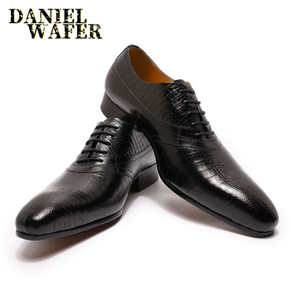 men leather shoes geometric prints office wedding business shoes black brown lace up pointed toe oxford man
men leather shoes geometric prints office wedding business shoes black brown lace up pointed toe oxford man