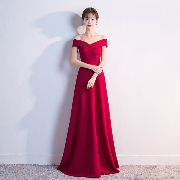 red off shoulder wedding bride toast suit evening slim floor length mermaid dresses 2019 spring elegant vestido size xs-2xl
red off shoulder wedding bride toast suit evening slim floor length mermaid dresses 2019 spring elegant vestido size xs-2xl