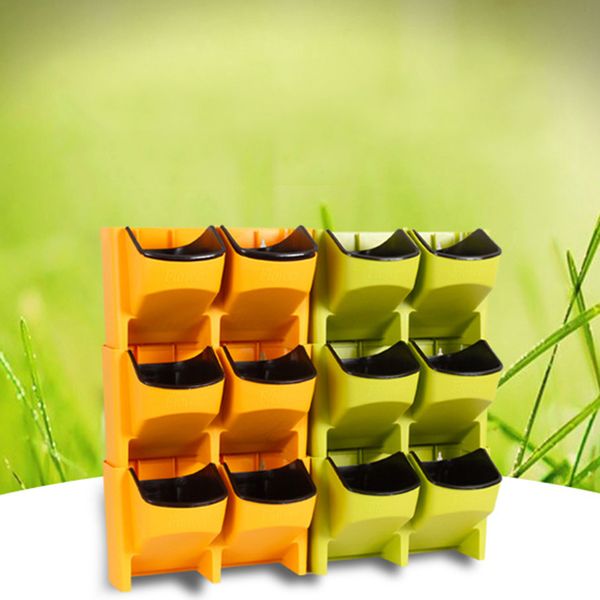 stackable 2-pocket vertical wall planter self watering hanging garden flower pot planter for indoor/outdoor
stackable 2-pocket vertical wall planter self watering hanging garden flower pot planter for indoor/outdoor