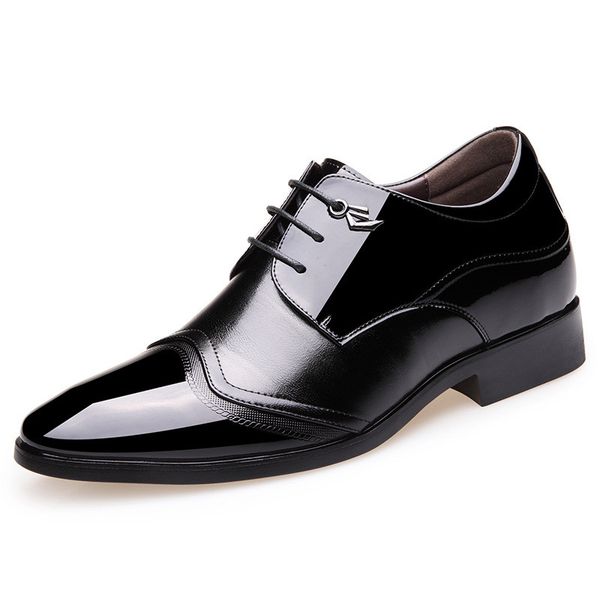 men shoe heel increased 6cm patent leather 2019 newly lace up men wedding shoes mens black shoes formal business shoes
men shoe heel increased 6cm patent leather 2019 newly lace up men wedding shoes mens black shoes formal business shoes