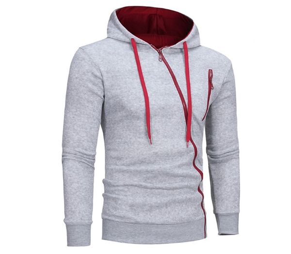 2019 autumn and winter new fashion diagonal pull color sling slim hooded large size long sleeve casual fashion sweater, Black
2019 autumn and winter new fashion diagonal pull color sling slim hooded large size long sleeve casual fashion sweater, Black