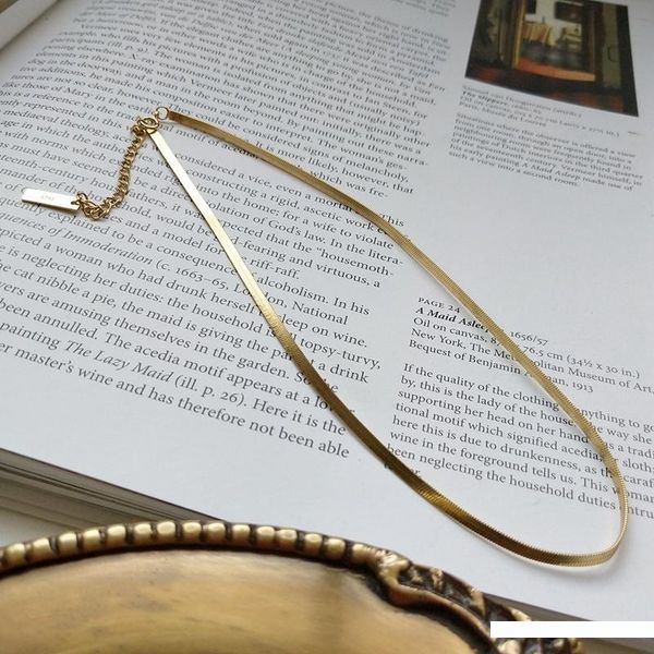 925 sterling silver flat snake chain necklace gold fashion wild chain choker necklace for women 925 silver jewelry for charms q190416
925 sterling silver flat snake chain necklace gold fashion wild chain choker necklace for women 925 silver jewelry for charms q190416