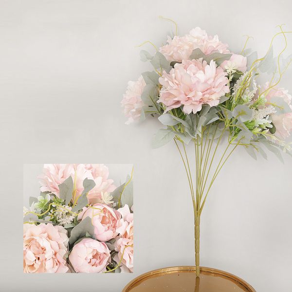 1 pcs artificial peony 12 heads silk flowers bouquet home wedding party decorations new selling
1 pcs artificial peony 12 heads silk flowers bouquet home wedding party decorations new selling
