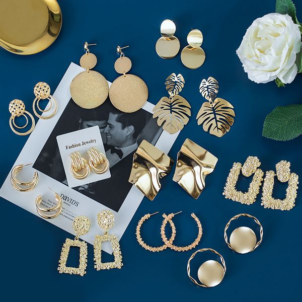 bicux fashion statement earrings 2019 big geometric earrings for women hanging dangle earrings drop earing modern jewelry, Silver
bicux fashion statement earrings 2019 big geometric earrings for women hanging dangle earrings drop earing modern jewelry, Silver