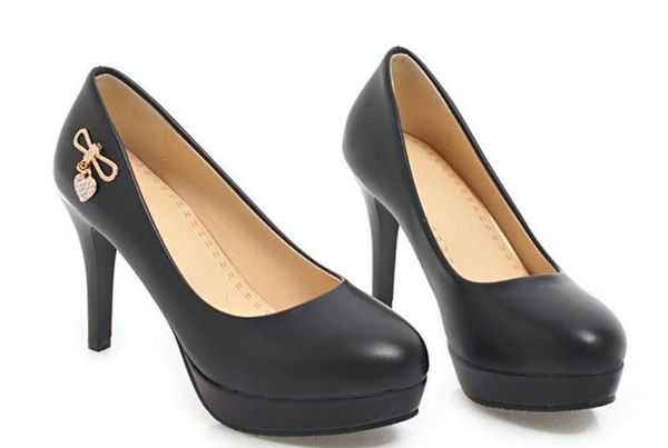 send 2018 spring and autumn new style waterproof table round head shallow mouth high-heel fine heel women's shoes, Black
send 2018 spring and autumn new style waterproof table round head shallow mouth high-heel fine heel women's shoes, Black