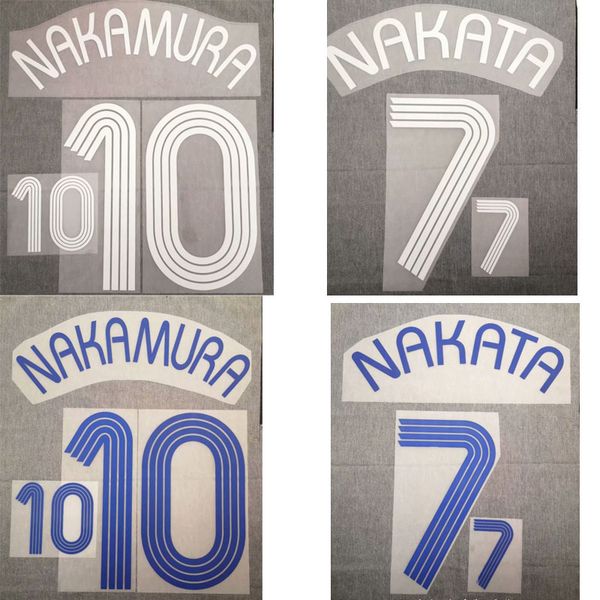 2006 #7 nakata #10 nakamura nameset printing iron on transfer soccer badge patch
2006 #7 nakata #10 nakamura nameset printing iron on transfer soccer badge patch